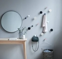 Miroir MARSTAL Ø70 Noir -Magasin De Meubles 100610 1