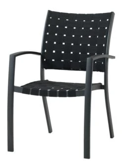 Chaise Empilable JEKSEN Noir