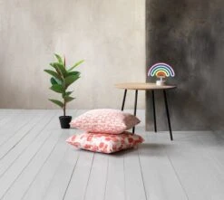 Bout De Canapé NYBO Ø55 Coloris Chêne/noir -Magasin De Meubles 111193