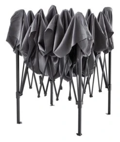 Tonnelle JERUP L2,7xL2,7xH2,6 Gris -Magasin De Meubles 112239