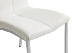 Chaise HAVNDAL Blanc/chrome -Magasin De Meubles 113858