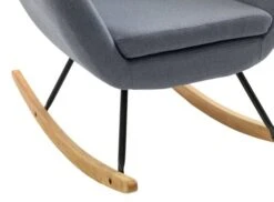 Fauteuil à Bascule NEBEL Bleu Clair -Magasin De Meubles 114732