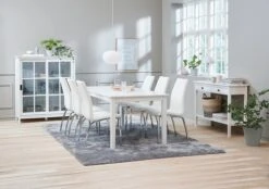 Chaise HAVNDAL Blanc/chrome -Magasin De Meubles 115018