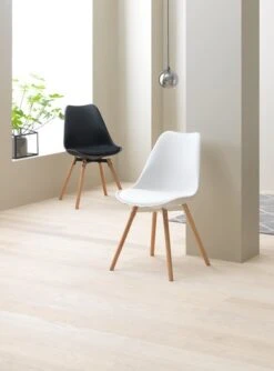 Royal Oak Chaise KASTRUP Blanc/chêne -Magasin De Meubles 115175 1