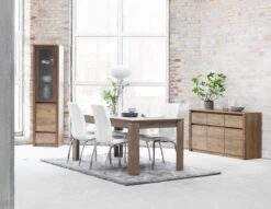 Chaise HAVNDAL Blanc/chrome -Magasin De Meubles 115227