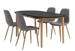 Table EGENS 90x190/270 Noir -Magasin De Meubles 117311