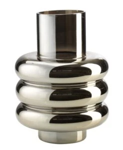 Vase MAGNUS Ø18xH24cm Argenté