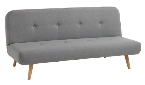 Canapé Convertible JUVRE Gris Clair 1 Canapé Convertible JUVRE Gris Clair