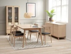 Royal Oak Buffet KALBY 2 Portes Chêne Clair -Magasin De Meubles 119922 1