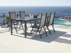 Table MADERUP L90xL205 Noir -Magasin De Meubles 121357