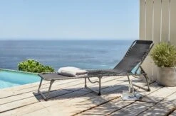 Bain De Soleil HALDEN L60xL189 Noir -Magasin De Meubles 121394