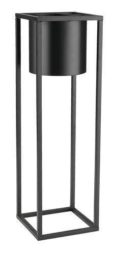 Cache-pot DETLEF L15xL15xH50cm Noir