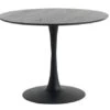 Table RINGSTED Ø100 Placage Frêne Noir