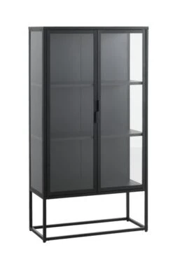 Vitrine VIRUM 2 Portes Noir