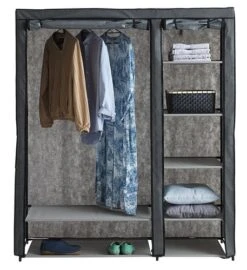 Armoire DAMHUS 149x174 Gris Foncé -Magasin De Meubles 128297