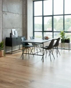 Buffet VIRUM 3 Portes Noir -Magasin De Meubles 128720