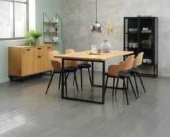 Vitrine VIRUM 2 Portes Noir -Magasin De Meubles 128765