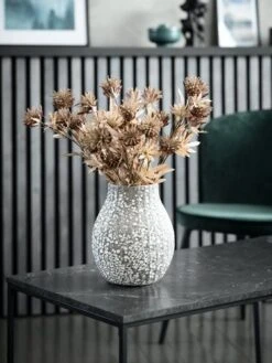 Vase MATHIAS Ø21xH25cm Gris -Magasin De Meubles 131888