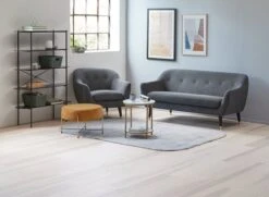 Table Basse GADEVANG Ø65 Blanc/doré -Magasin De Meubles 132532