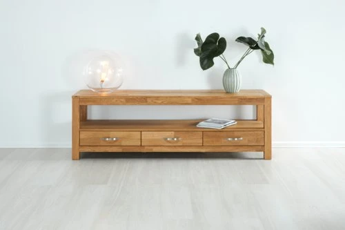 Royal Oak Meuble TV HAGE 170 Cm 3 Tiroirs Chêne 6 Royal Oak Meuble TV HAGE 170 Cm 3 Tiroirs Chêne – Image 6