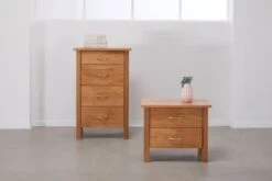 Royal Oak Commode 4 Tiroirs KAGERUP étroit Chêne -Magasin De Meubles 132815