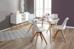 Chaise BLOKHUS Blanc/naturel -Magasin De Meubles 134902