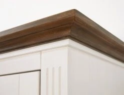 Partie Supérieure VILSTED 2 Portes Blanc/brun -Magasin De Meubles 135064