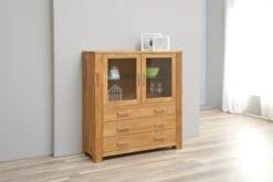 Royal Oak Vitrine OLDE 2 Portes Chêne -Magasin De Meubles 135336