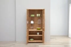 Royal Oak Vitrine OLDE 2 Portes + 2 Portes Vitrées Chêne -Magasin De Meubles 135351