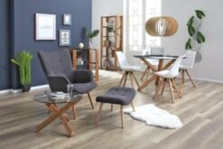 Chaise BLOKHUS Blanc/naturel -Magasin De Meubles 135994