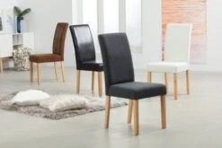 Chaise TUREBY Anthracite -Magasin De Meubles 136081