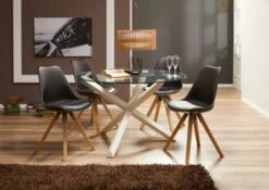 Chaise BLOKHUS Noir/naturel -Magasin De Meubles 137098