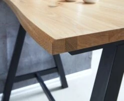 Royal Oak Table De Bar SANDBY 71x128 Chêne Naturel/noir -Magasin De Meubles 137271