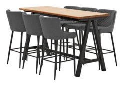 Royal Oak Table De Bar SANDBY 71x183 Chêne Naturel/noir -Magasin De Meubles 137291