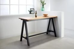 Royal Oak Table De Bar SANDBY 71x183 Chêne Naturel/noir -Magasin De Meubles 137295