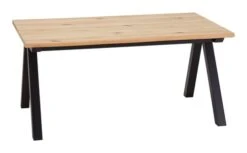 Royal Oak Table SANDBY 100x160 Chêne Naturel/noir -Magasin De Meubles 137309