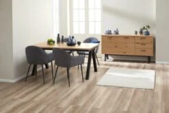 Royal Oak Table SANDBY 100x160 Chêne Naturel/noir -Magasin De Meubles 137311 2