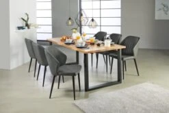 Chaise LUNDERSKOV Noir -Magasin De Meubles 137737