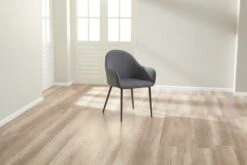 Chaise SABRO Tissu Gris/noir -Magasin De Meubles 139203