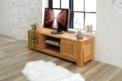 Royal Oak Meuble TV OLDE 150 Cm 2 Portes Chêne -Magasin De Meubles 139480