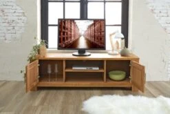 Royal Oak Meuble TV OLDE 150 Cm 2 Portes Chêne -Magasin De Meubles 139482