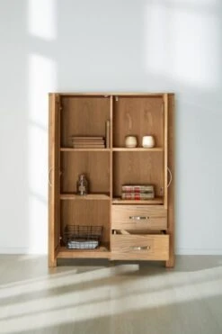 Royal Oak Commode HAGE 2 Tiroirs 2 Portes Chêne -Magasin De Meubles 139501