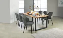 Chaise LUNDERSKOV Noir -Magasin De Meubles 143833