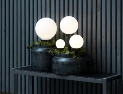 Lampe Solaire SOL Ø25xH60cm Blanc -Magasin De Meubles 149783