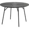 Table De Jardin RANGSTRUP Ø110 Noir/noir