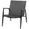 Fauteuil Lounge EDDERUP Noir