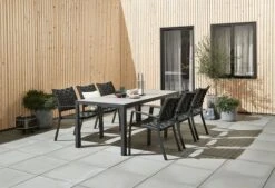 Chaise Empilable JEKSEN Noir -Magasin De Meubles 153396