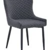 Chaise PEBRINGE Gris/noir