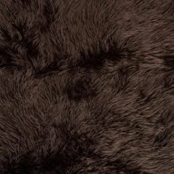 Tapis STORMHATT Fausse Fourrure 140x200 Brun -Magasin De Meubles 158045