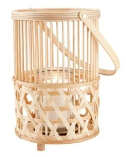 Lanterne AAMUND Ø21xH32cm Naturel -Magasin De Meubles 158306